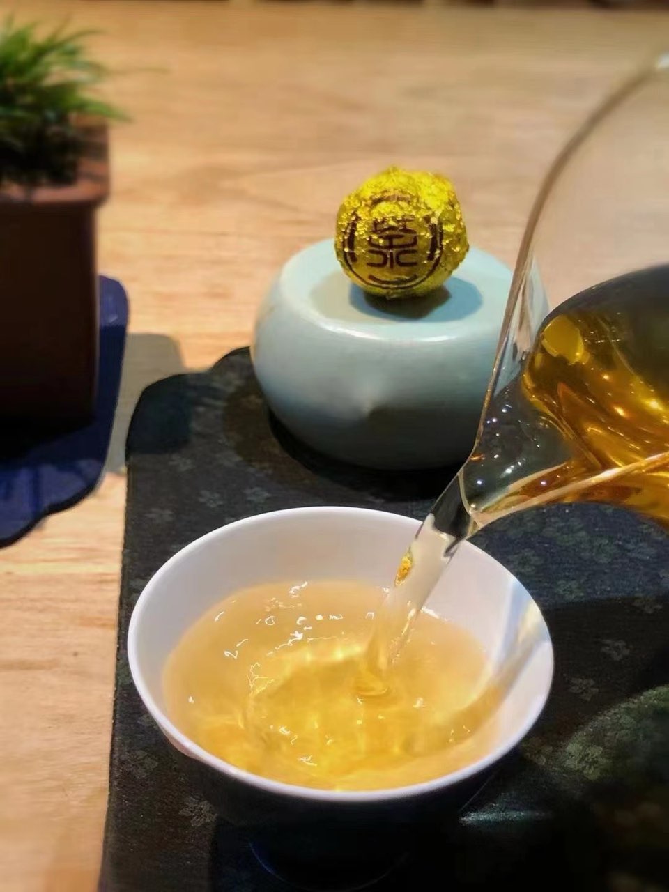 5-Year-Old Vintage White Tea Ball (Long Zhu)