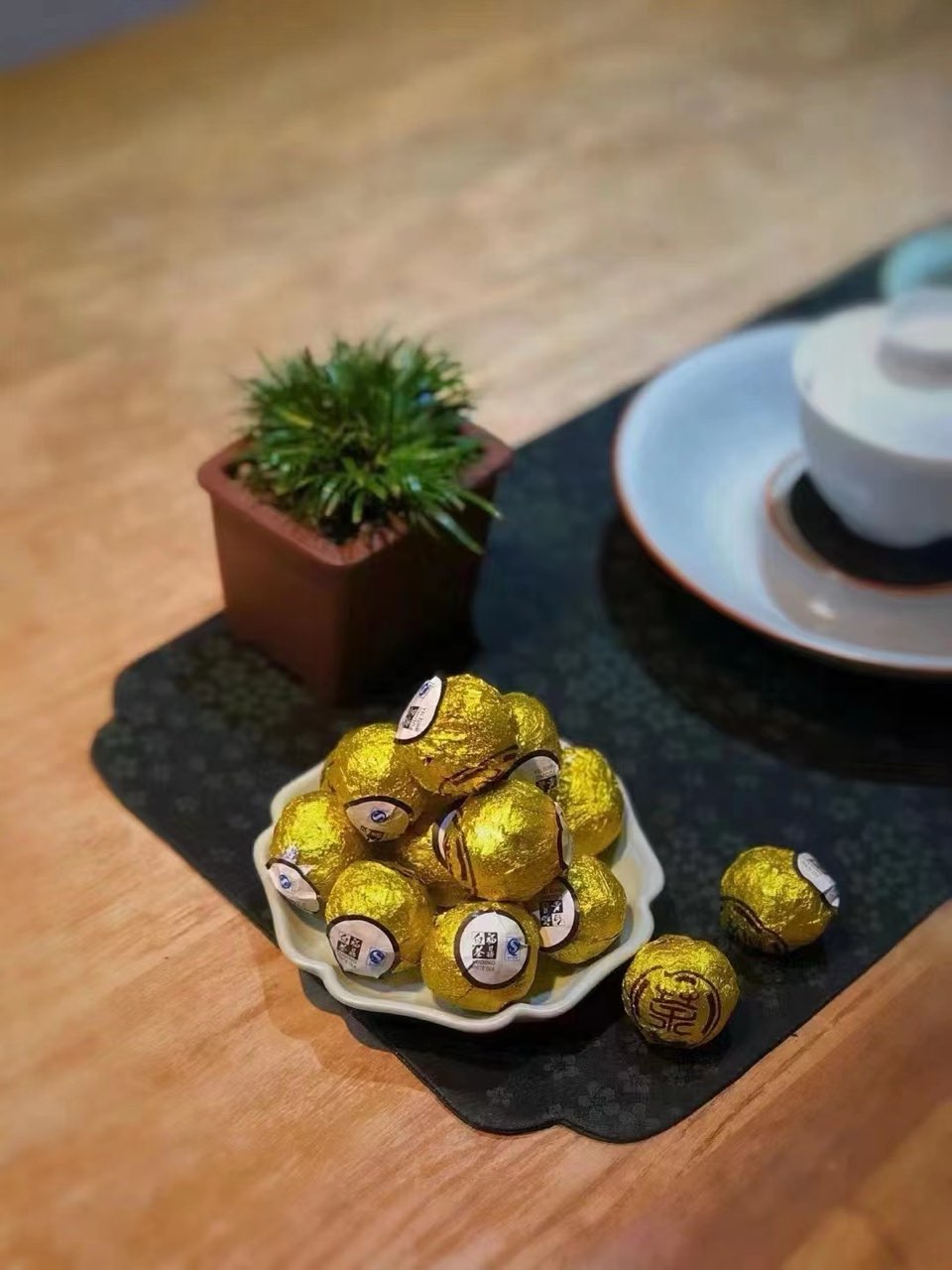 5-Year-Old Vintage White Tea Ball (Long Zhu)